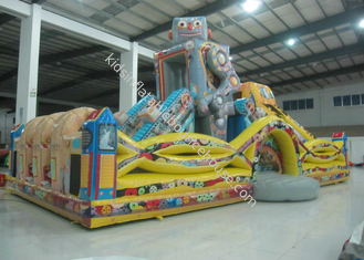 Opblaasbare Fun City Indoor Speeltuin Robot 12x6.5x5.8m Veilig Niet-toxisch voor Pretpark