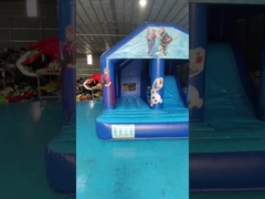 IJsprinses thema Commerciële opblaasbare combinaties Prinses Bouncy Castle 3.6x3x3m