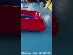 Commerciële kwaliteit PVC Trapaulin waterglijbaan Accessoire Opblaasbare watergame lange glijbaan Voor volwassenen