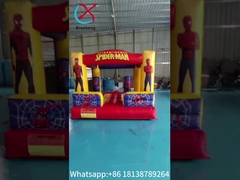 Opblaasbaar Bounce House Spiderman Hero Cartoon Opblaasbare Trampoline Springhuis Kasteel Voor Kinderen