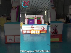 Commerciële 0,55 Pvc Digitaal Drukwerk Opblaasbare Droogglijd Mickey Mouse Cartoon Opblaasbaar Kasteel