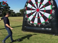 Fabrikant Opblaasbare sportgames Opblaasbare voetbaldart interactieve spelletjes