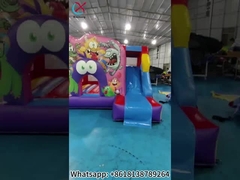 Opblaasbaar Bug Bouncy Huis Met Slide Opblaasbaar Opblaasbaar Kasteel