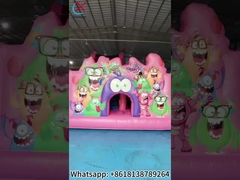 Opblaasbaar springhuis met glijbaancombos Bugs Opblaasbaar springkasteel