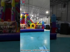 Opblaasbaar LEGO Bouncy Castle met Digitale Printing