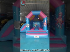 Opblaasbaar springhuis met glijcombos opblaasbaar springkasteel