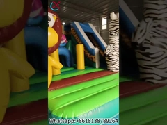 Fabriek aangepast binnen- en buiten springkasten met het thema van bosdieren