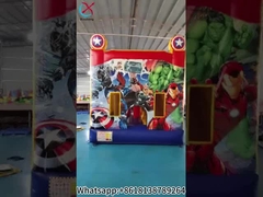 Fabriek Captain America Comics Thema Indoor Outdoor Custom Bouncy Castle Sprongen