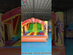 Fabriek Commercieel opblaasbaar sportspel Spider-Man Game Jumping Castle