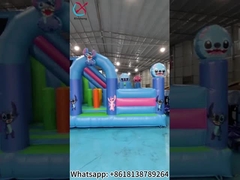 Opblaasbaar Combos Stitch Opblaasbaar Bouncy House Met Slide