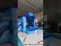 Opblaasbaar De Bevroren Prinses Elsa Bouncy House Met Glijcombo