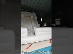 Opblaasbare droge glijbaan Huwelijk springhuis Voor huwelijksfeest evenement