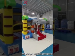 Hoogwaardig Jungle Shark Bouncy House Bouncy Castle voor kinderen