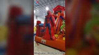 Avengers Bounce House Slide Combo-plezier