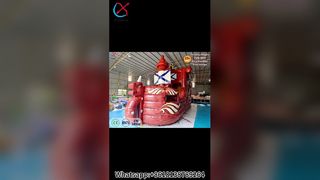 Piratenschip springkasteel Kinderfeestplezier