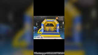 Minions springkasteel met glijbaanplezier!