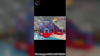 SpiderMan Bounce House Glijbaan Leuk feestje!