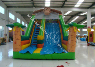 de opblaasbare aap glijdt opblaasbaar dia's inflatables sprong het springen kasteel