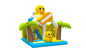 De nieuwe Verfrissende Zomer die Bouncy-het Dierlijke Thema Opblaasbaar Geel Duck Bounce House Slide Combo springen van het Kasteelbed