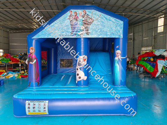 IJsprinses thema Commerciële opblaasbare combinaties Prinses Bouncy Castle 3.6x3x3m