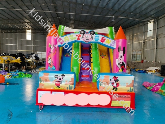 SGS commerciële opblaasbare waterslippen Cartoon thematisch Baby Bounce House Blow Up Jump House