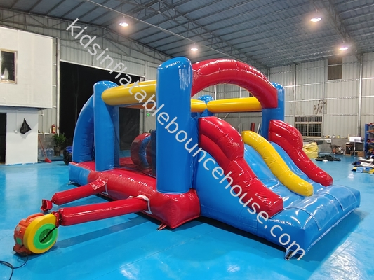 Commercieel Bounce House met Blower Double Slide opblaasbaar Bounce House met Double Slide Combo te koop