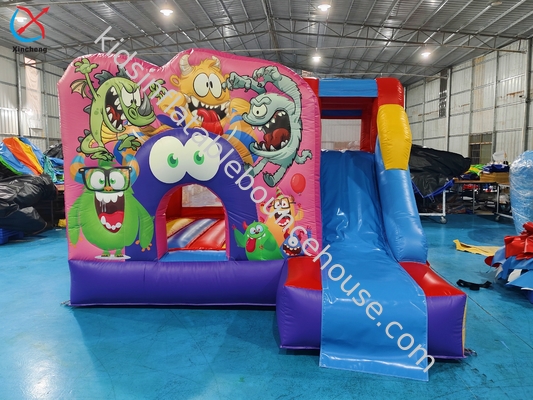 Commercieel opblaasbaar Bug Bouncy House met Slide opblaasbaar opblaasbaar kasteel