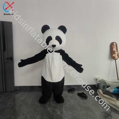 Fabriek op maat Cartoon Panda Mascotte Kleding schattig Cartoon Grote evenement volwassen kleding