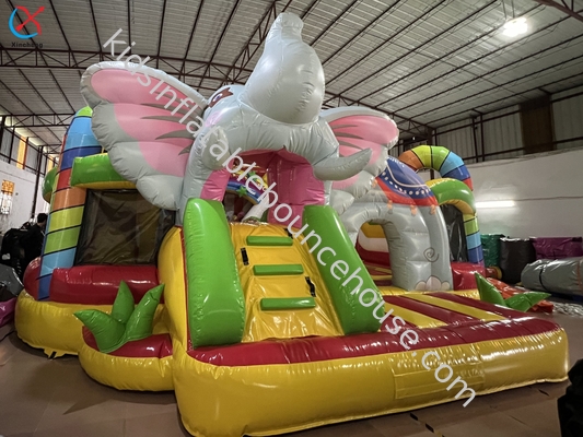 Fabrikant Zoo opblaasbaar Fun City opblaasbaar Bouncy House Slide Castle