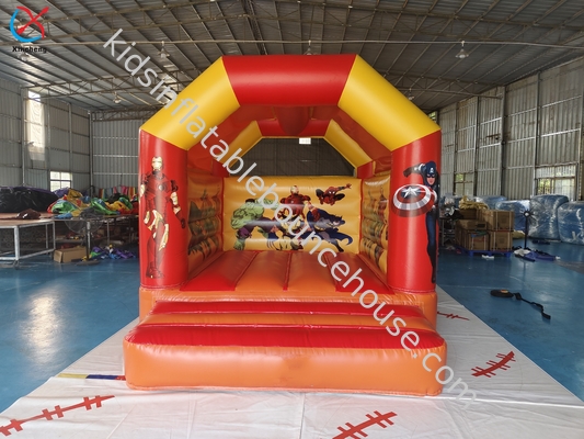 Commerciële opblaasbare de Marvel Heroes Springhuis opblaasbare Bouncy Castle