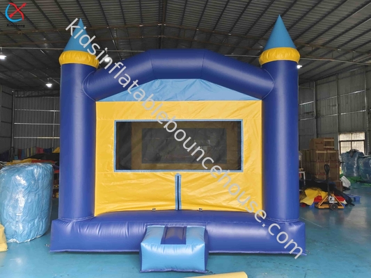 Fabriek OEM/ODM opblaasbaar springhuis Blauw vierkant springhuis kasteel