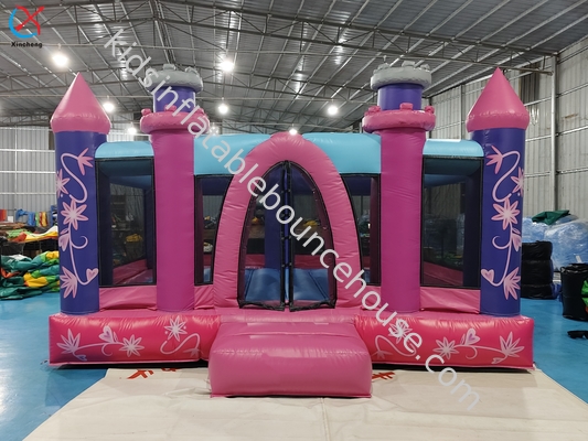 Huis van de de Jonge geitjes het Opblaasbare Sprong van het prinseskasteel 0.55mm Pvc-Geteerd zeildoek 3 - 15years Oude Kinderen