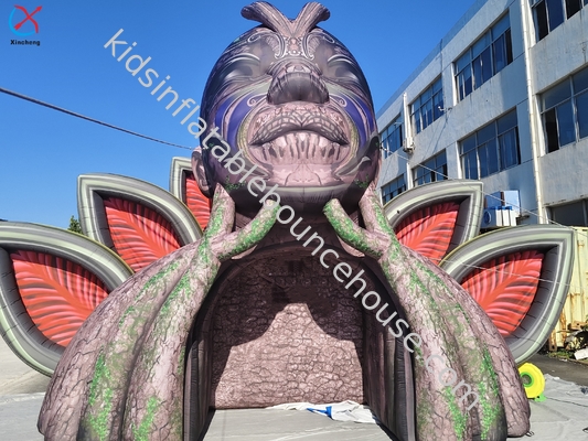 Reuzenopblaasbare berggod podium muziekfeest reclame opblaasbaar model