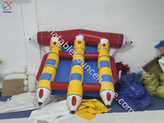 Fabrikant opblaasbare bananenboot handdoeken vliegend zweven bananen waterspellen