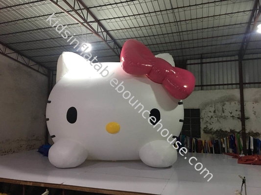 Gepersonaliseerde feesten en evenementen opblaasbare reclameborden Hello Kitty Blow Up Cartoon