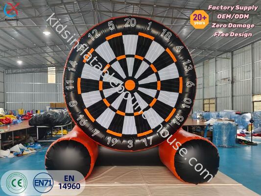 PVC gigantische opblaasbare dartbord spel doel opblaasbare voet pijltjes voor buiten