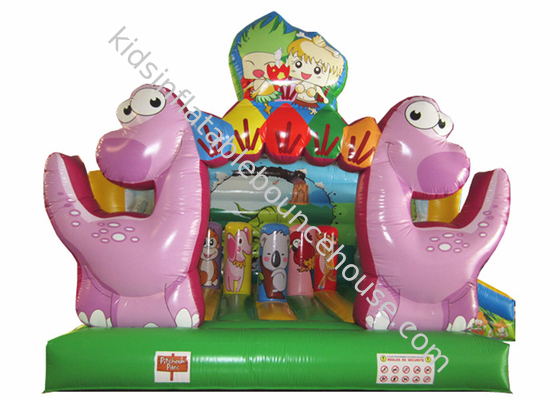 Het opblaasbare Kasteel van de Bouncy van de Dinosaurusbaby, Viervoudig Stikkend Peuter Springend Kasteel